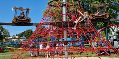 Afbeelding bij XL climbing pyramid